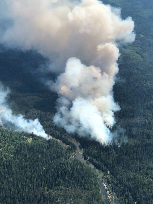 Lightningcaused Sand Creek Fire near Riggins nearly 50 acres News