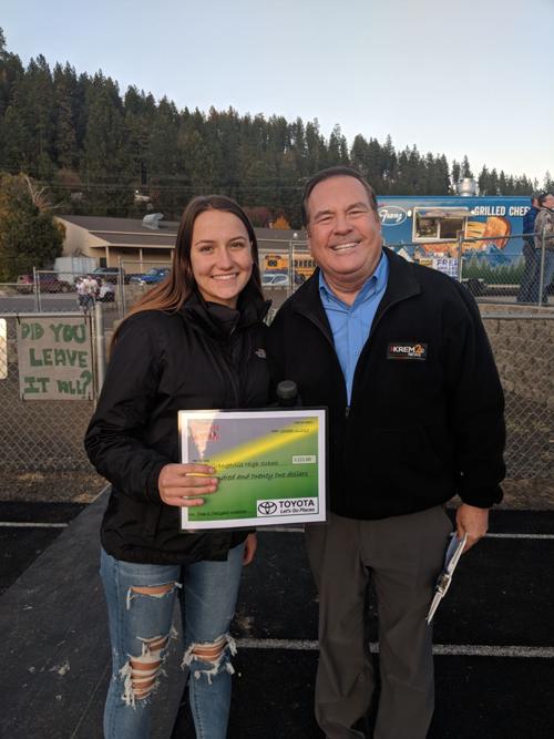 GHS receives check from KREM 2's Tom Sherry