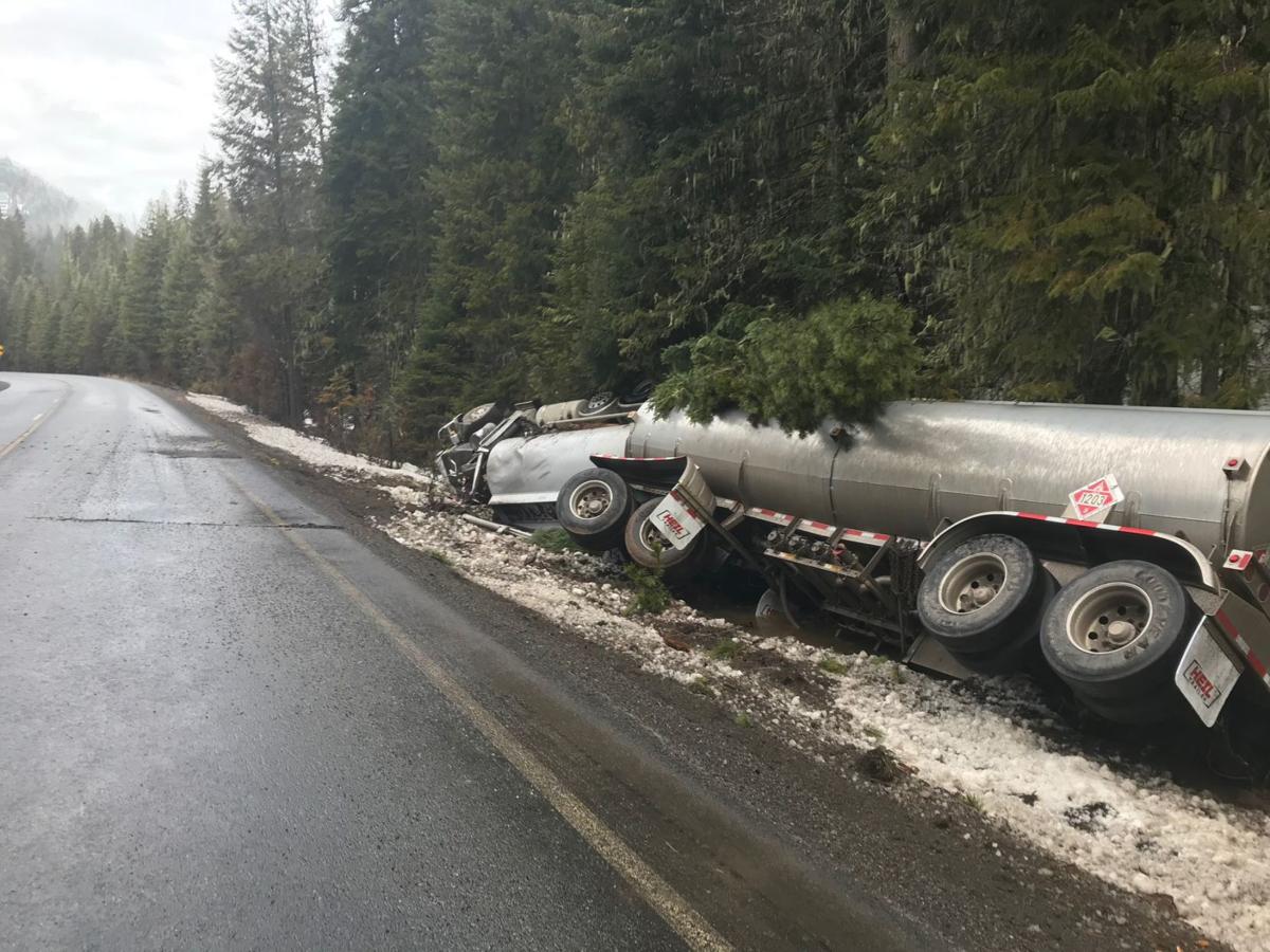 State investigates tanker crash resulting in 1,200gallon gas spill