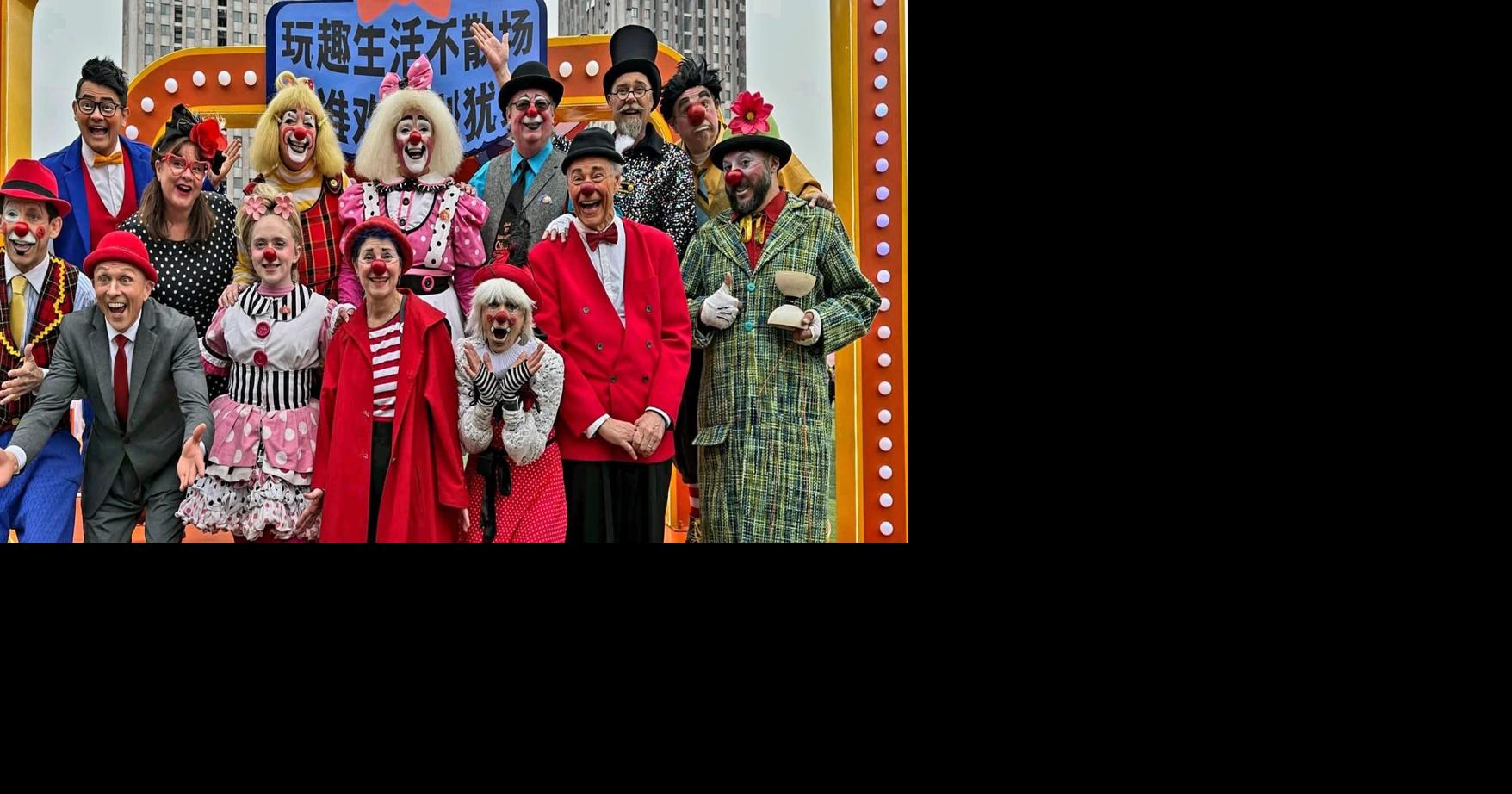 Local family spreads laughter abroad during clown festival