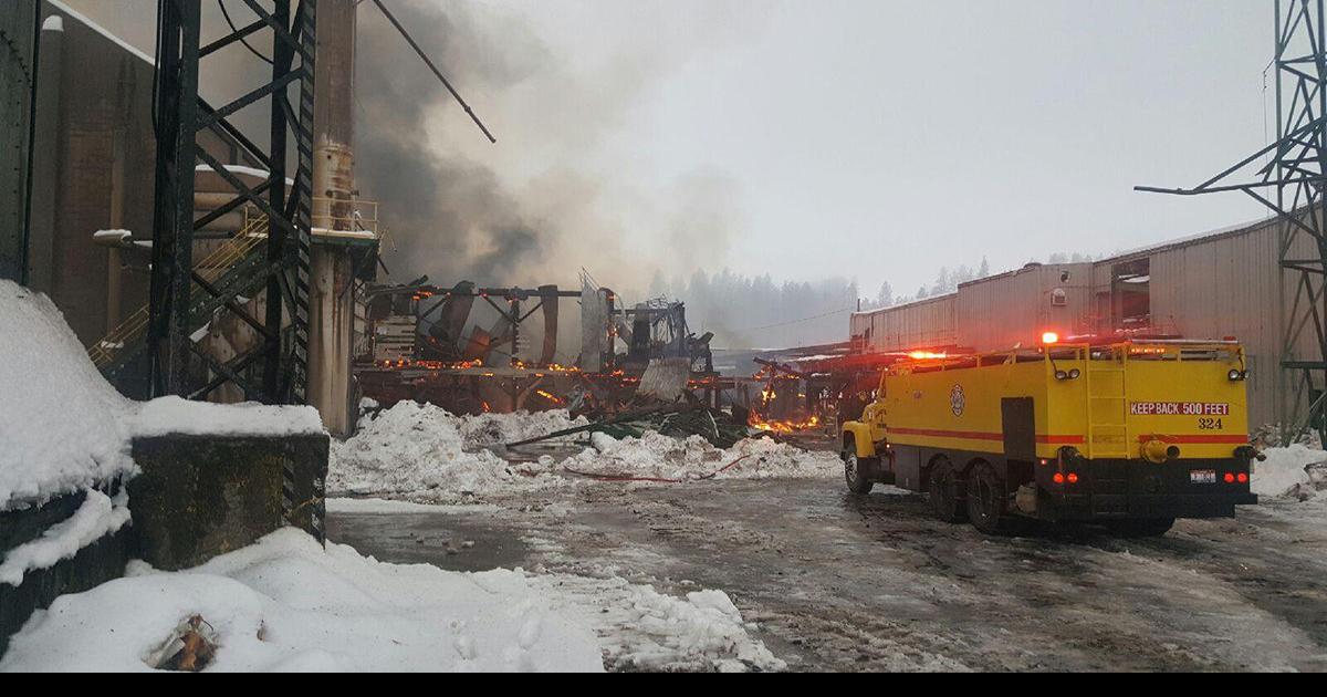 Fire at Blue North mill in Kamiah News