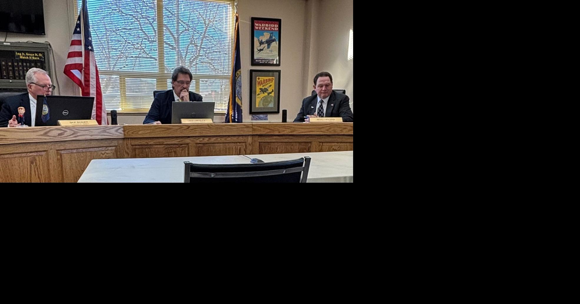 Idaho County Commission: County Government Month discussed; recess on property split