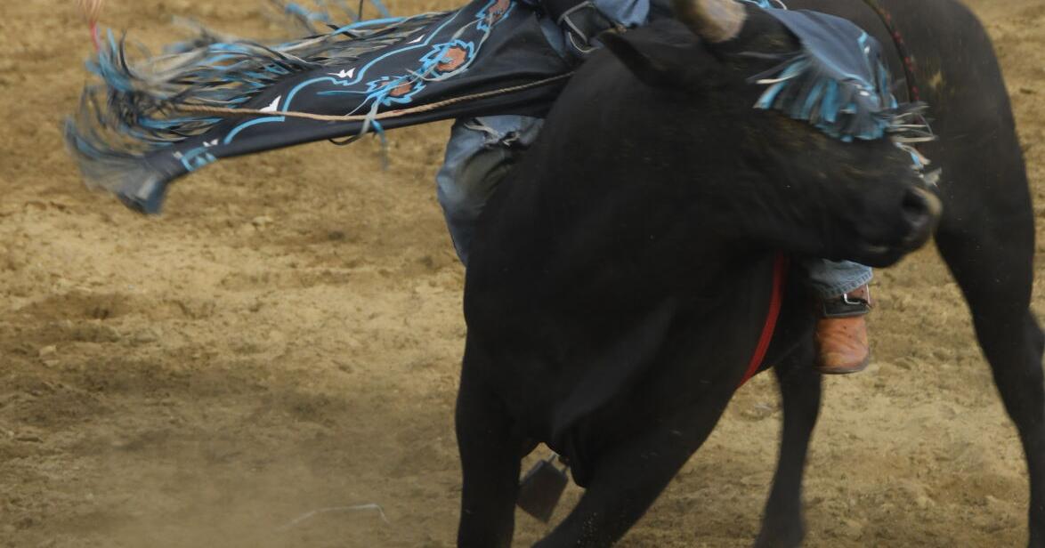 A bull rider participant of the 2025 Bulls, Barrels and Ropes event
