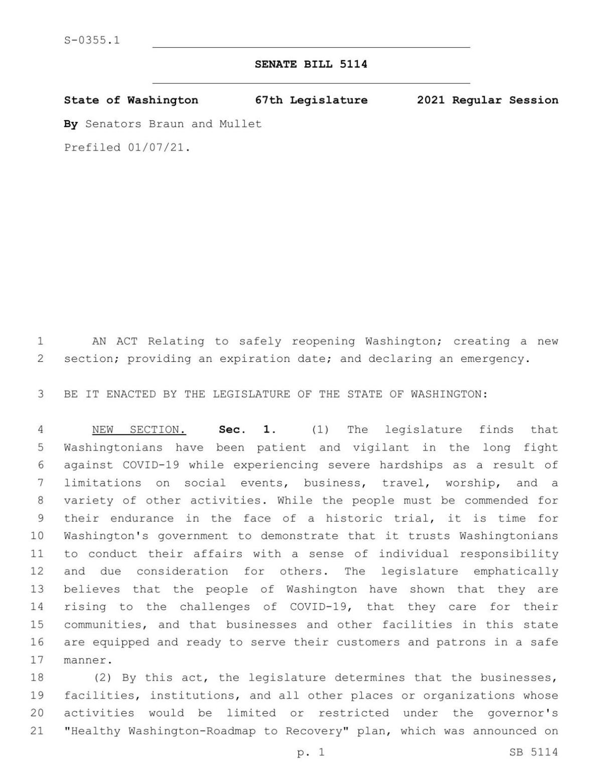 Local Chamber Seeks Support Of Bi Partisan Bill Allowing State To Enter Phase 2 Of Healthy Washington Plan Columbia Basin Ifiberone Com