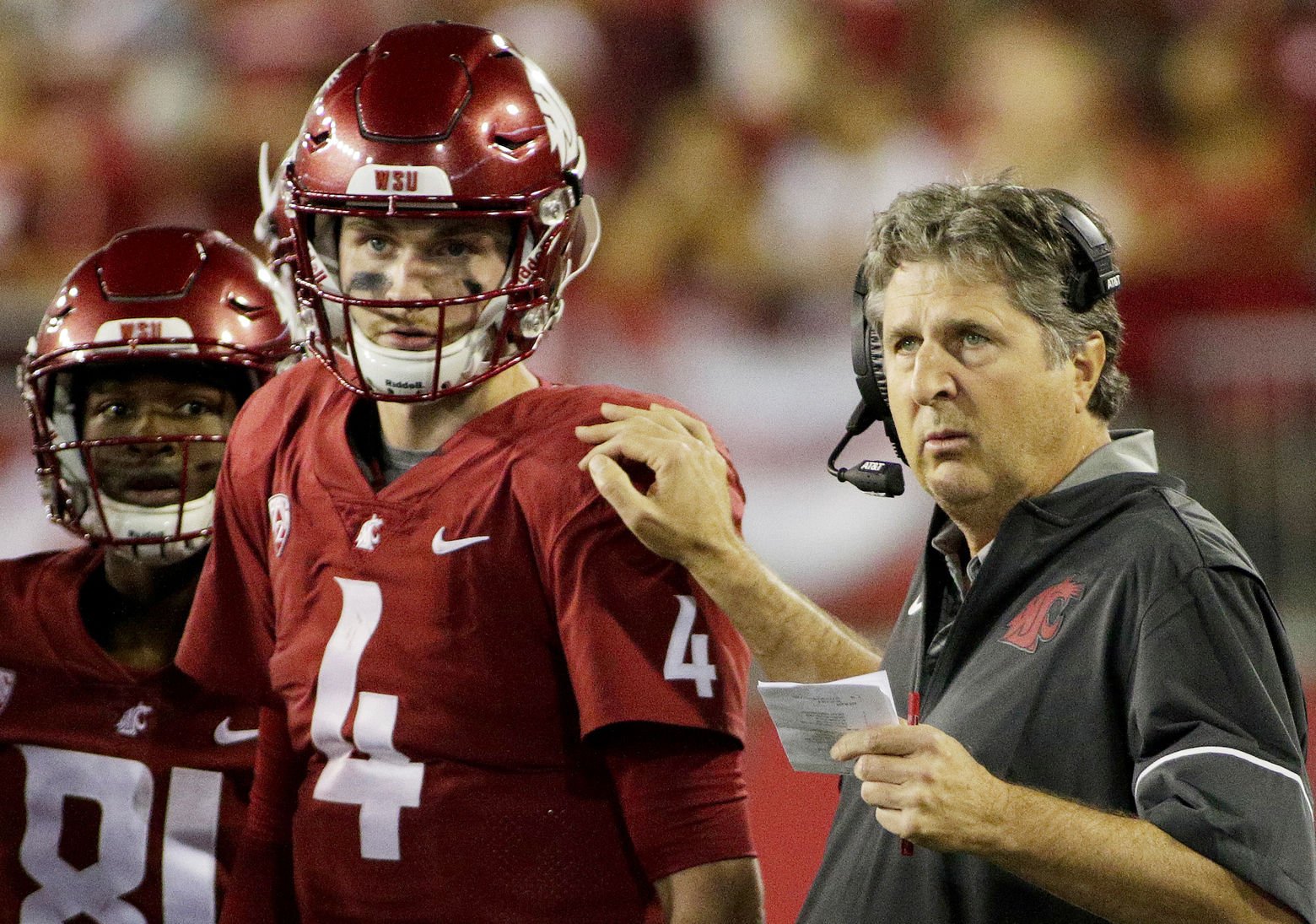 Falk throws 6 TD passes to lead No. 21 Washington State Falk throws 6 TD passes to lead No. 21 Washington State