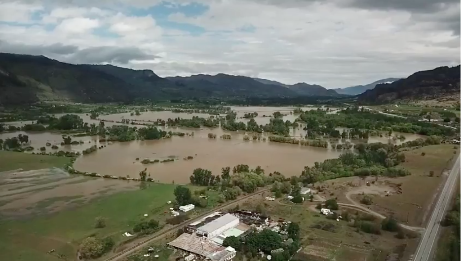 Okanogan River at Tonasket has already hit third highest flood peak