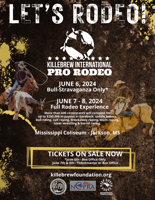 Mississippi State Fairgrounds to Host Killebrew International Pro Rodeo June 6-8