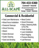 ALL SCAPE LAWN LANDSCAPING & MORE