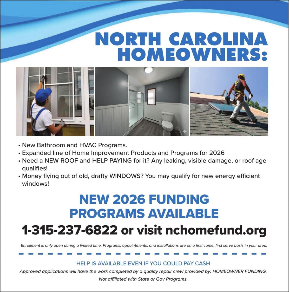 HOMEOWNER FUNDING_INDEPENDENT TRIBUNE