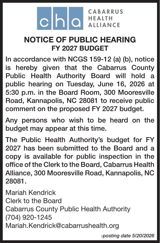 CABARRUS HEALTH ALLIANCE