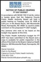 CABARRUS HEALTH ALLIANCE