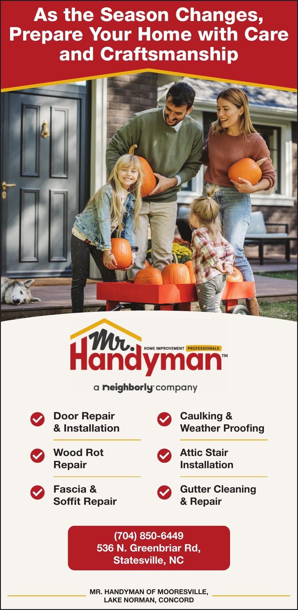 MR. HANDYMAN OF MOORESVILLE