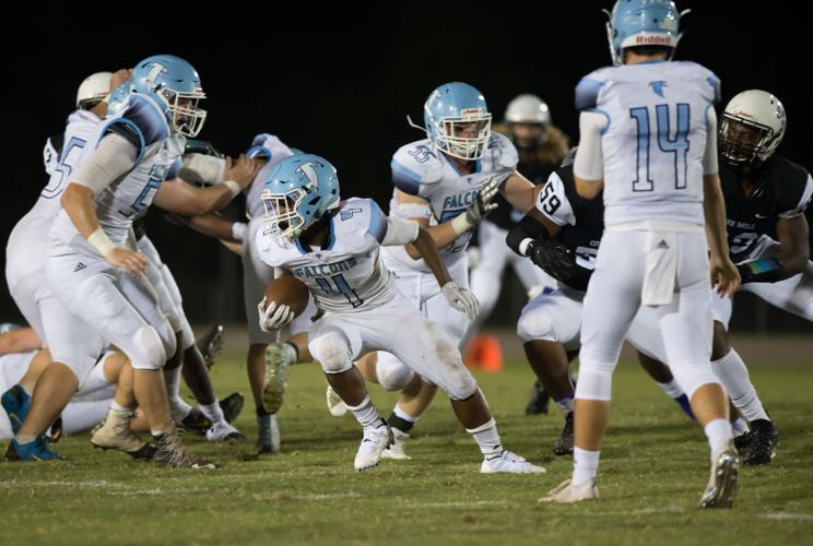 Friday night football action