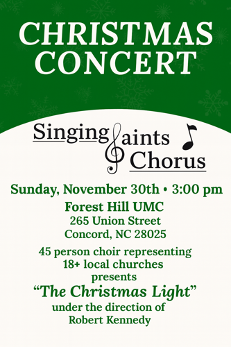 Singing Saints concert