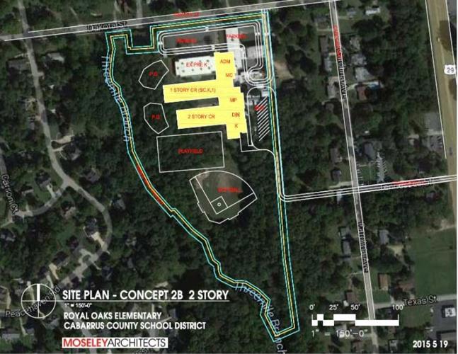 Proposed Royal Oaks site plan