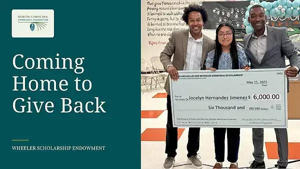 Coming home to give back: Wheeler Scholarship rooted in Edgecombe County family