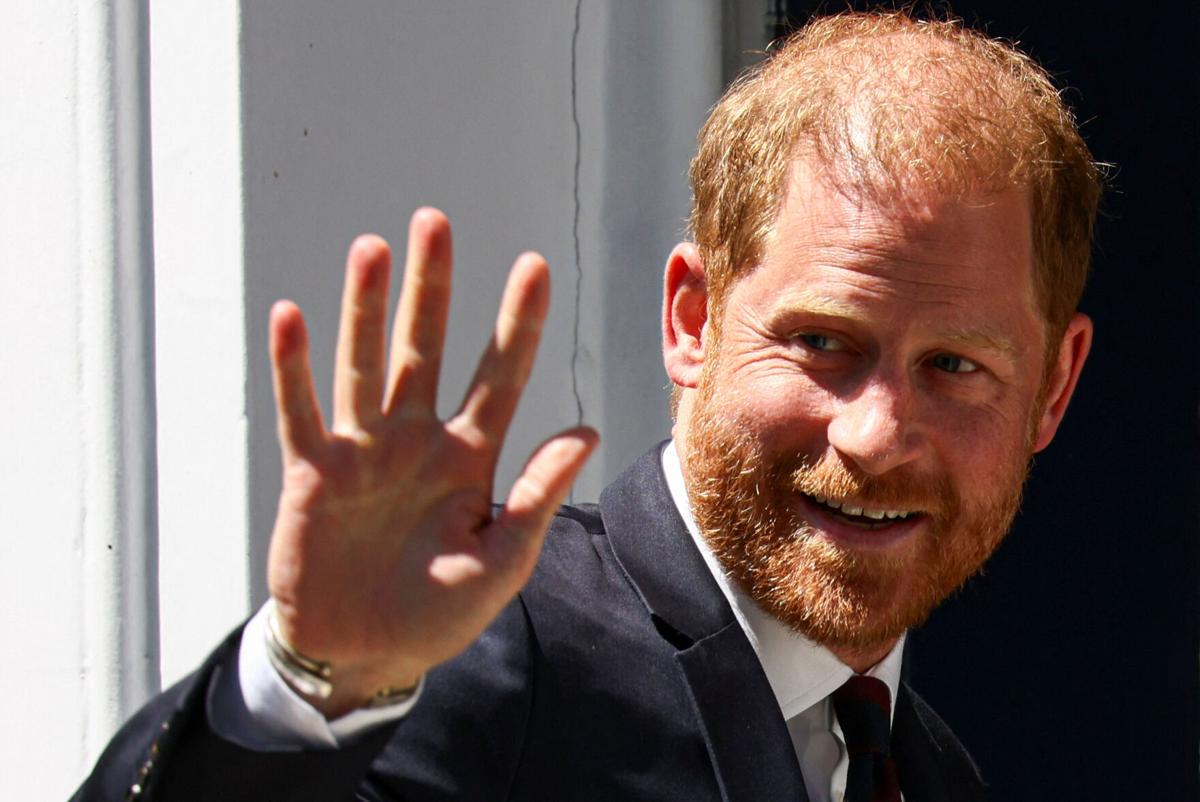 Britain's Prince Harry visits London