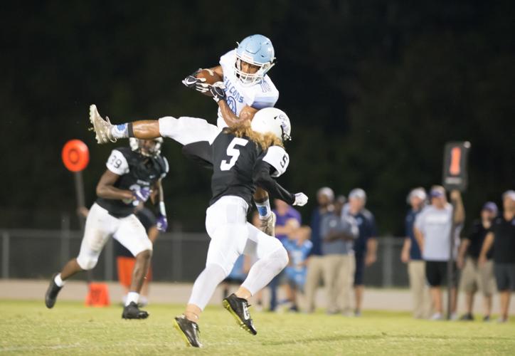 Friday night football action