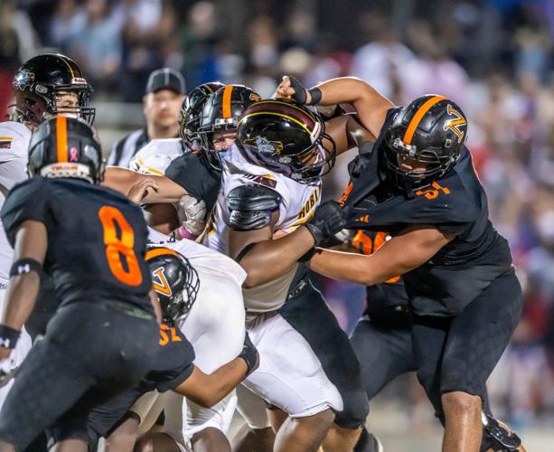 Jay M. Robinson defeated Northwest Cabarrus 20-10 to remain undefeated.