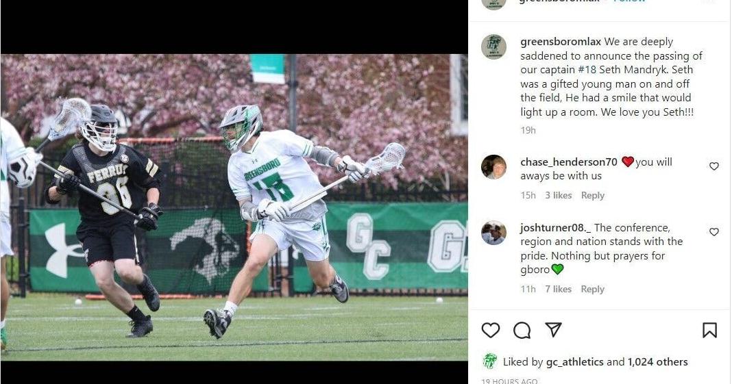 Greensboro College mourns unexpected death of lacrosse team captain - Vimarsana News
