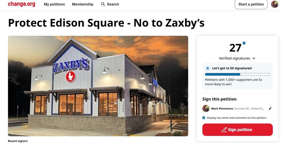 No to Zaxby's