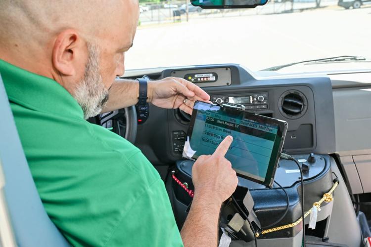 CCTS Driver Supervisor Randy Turner Managing Routes.jpg