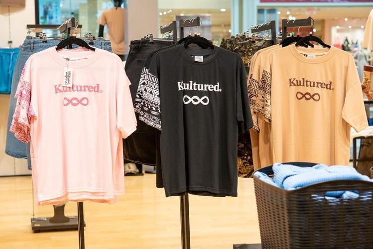 "Kultured" T-shirts for sale at Kulture Original on April 14, 2026. Kulture Original is a faith-based clothing brand based in Abilene that promotes unity and inclusion through original clothing designs inspired by cultures around the globe.