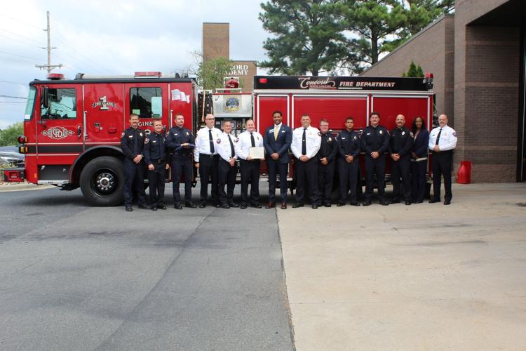 Concord Fire Chief Williams honored for outstanding service