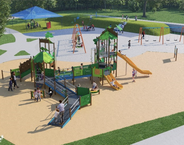 Caldwell Park children's playground