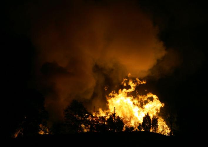 Overnight fire in Concord construction company still burning