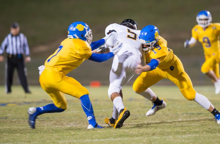 Friday night football action