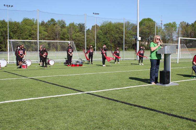Cabarrus County debuts new synthetic turf fields at West Cabarrus High