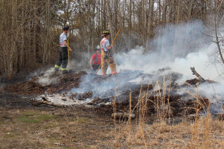 Kannapolis brush fire