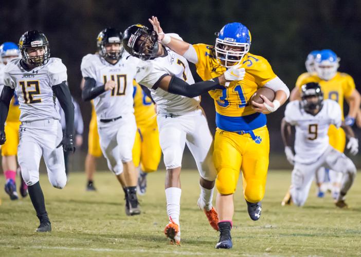 Friday night football action