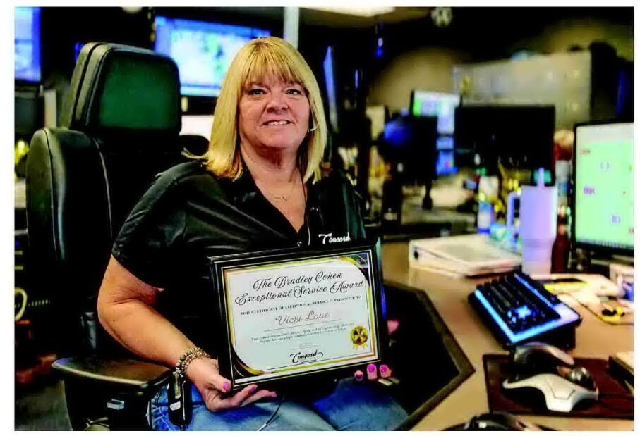 Vicki Love honored with service award