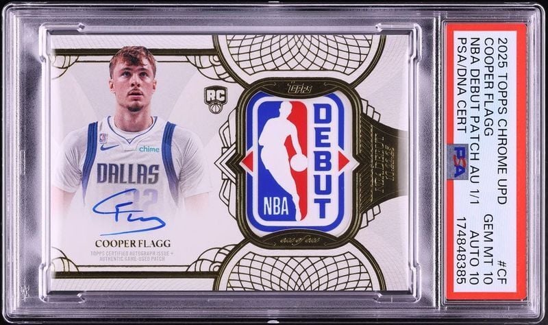 Cooper Flagg Topps Rookie Debut Patch Card