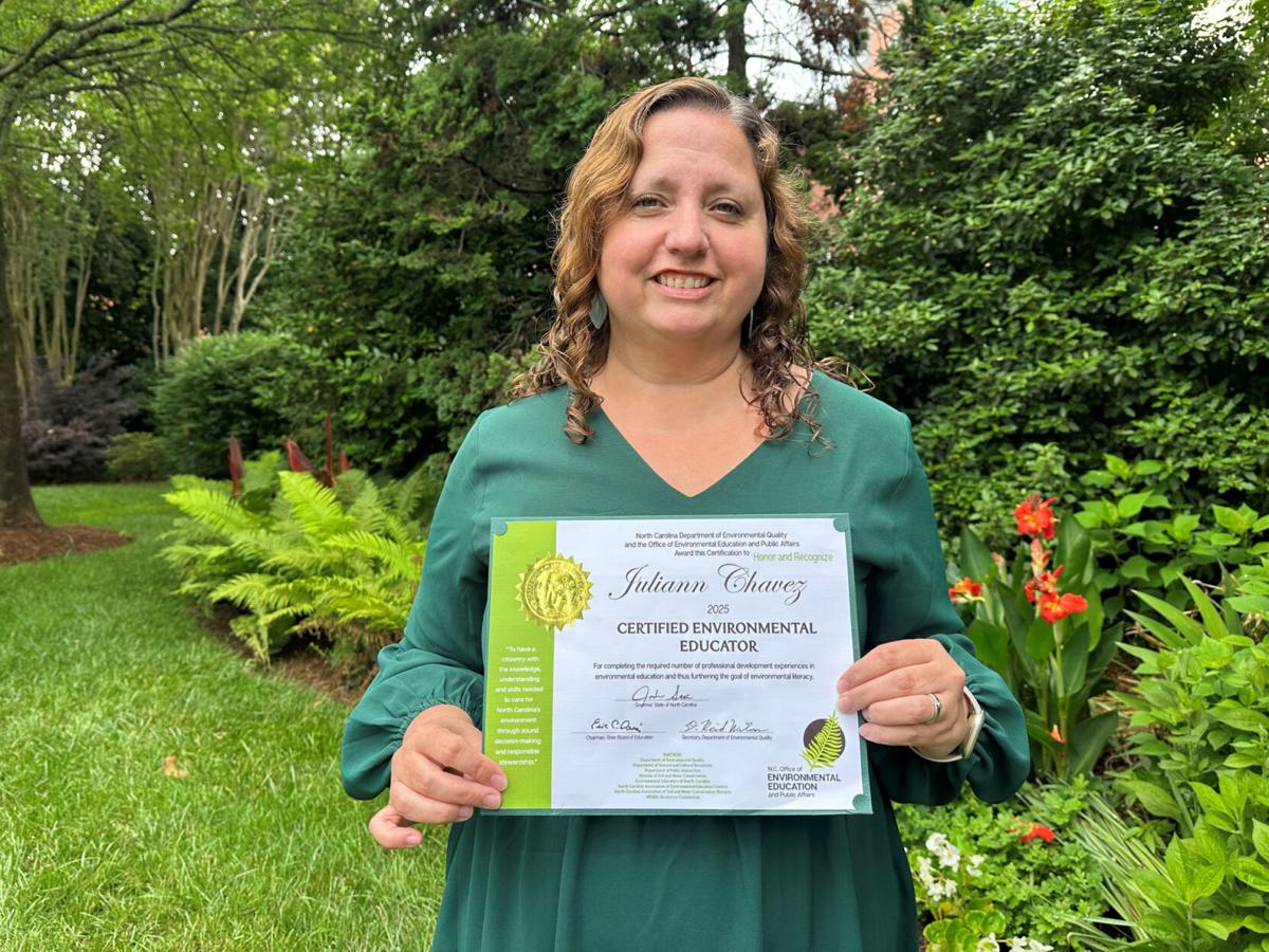 Juliann Chavez earns environmental educator designation