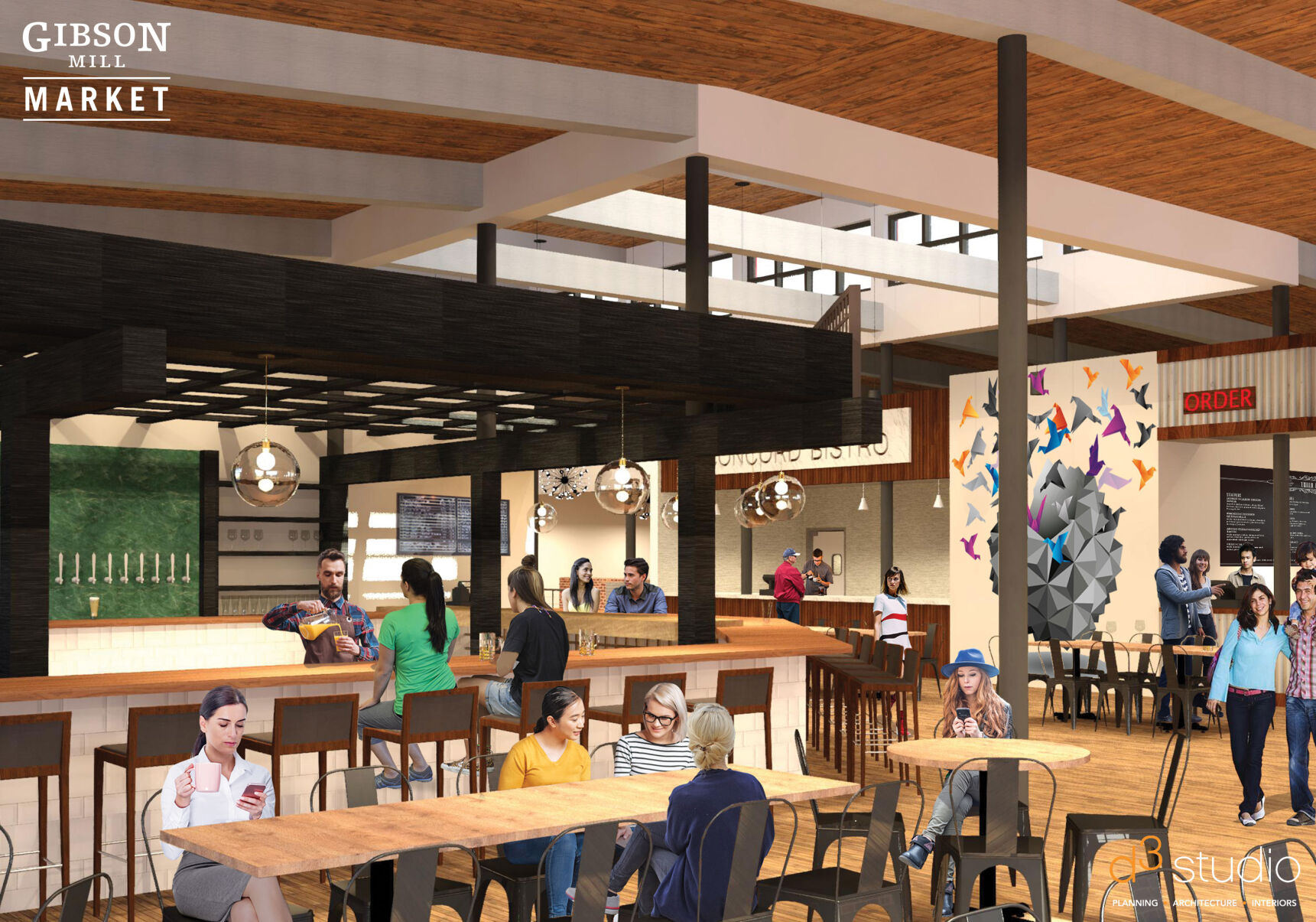 Gibson Mill Market Rendering