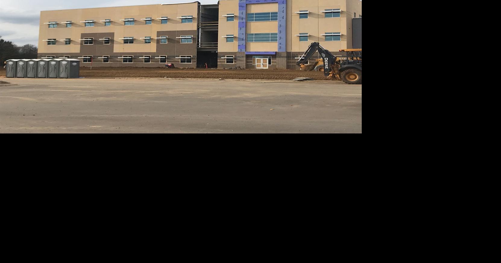 County and school officials tour new West Cabarrus High School
