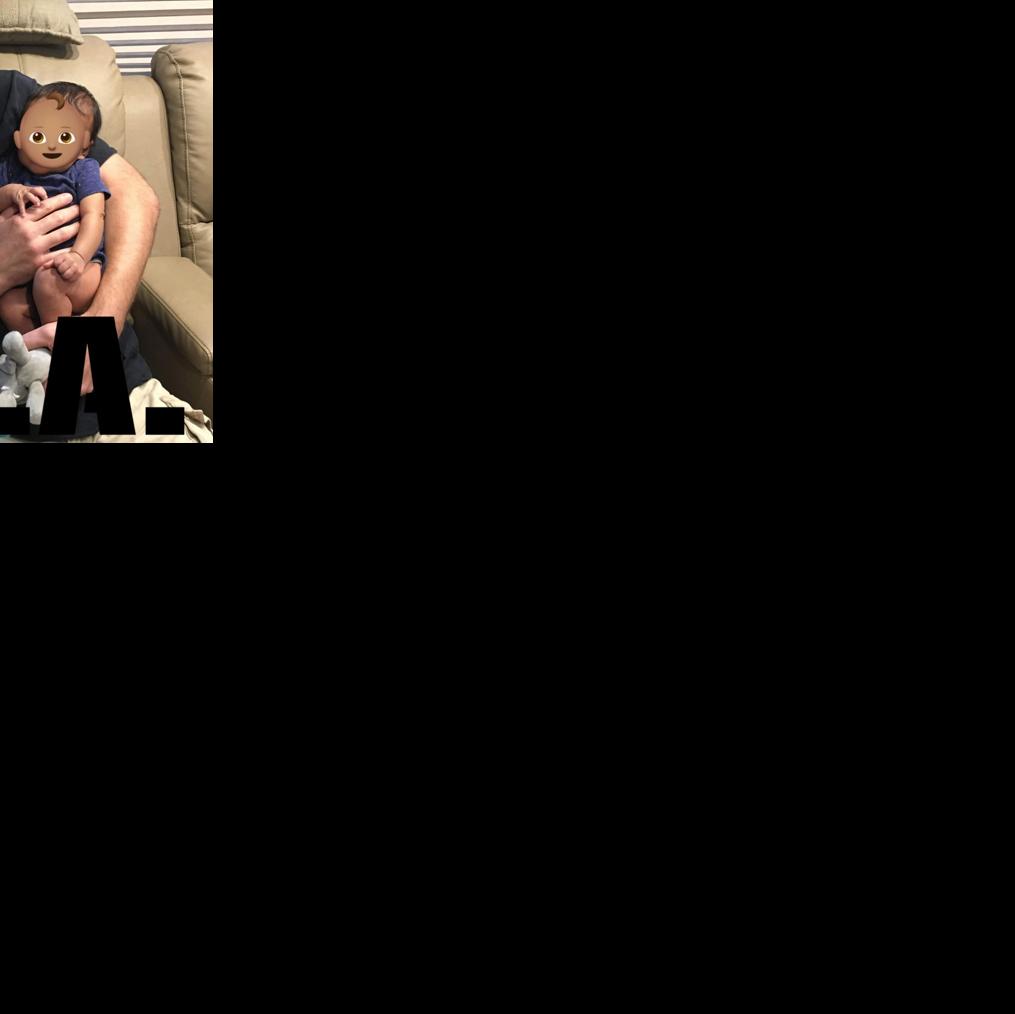 Brian Roach and grandson