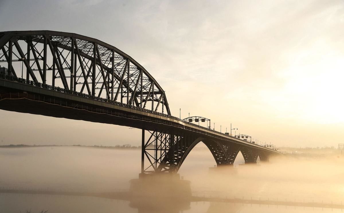 The Peace Bridge in the fog (copy)