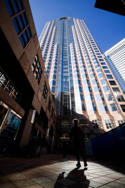 One Wells Fargo Center is one of Charlottes most iconic office towers. Earning the nickname of the jukebox building, it was built in 1988 and stands at 42 stories. The buildings owners invested $10 million last year, including upgrades to a street-lev...