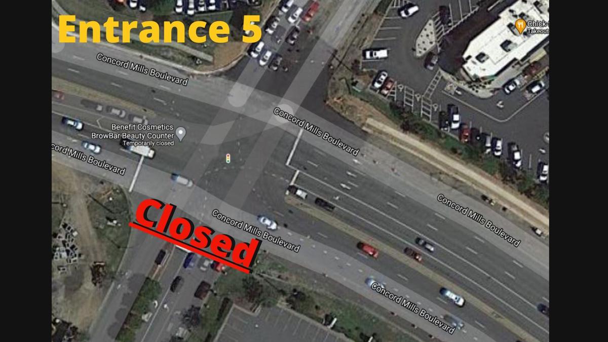 Concord Mills Holiday Traffic Plan 2020