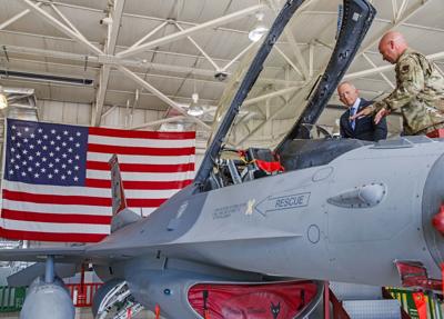 Congressman Jeff Van Drew toured 177th Fighter Wing