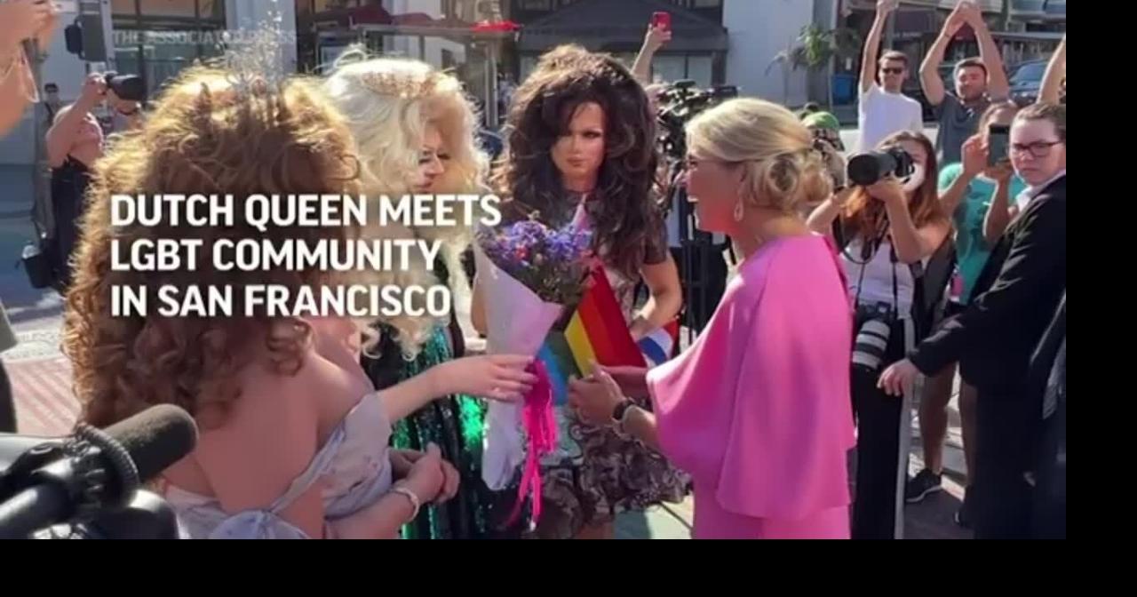Dutch queen meets LGBT community in San Francisco