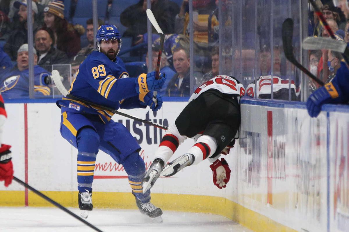 Sabres Devils first