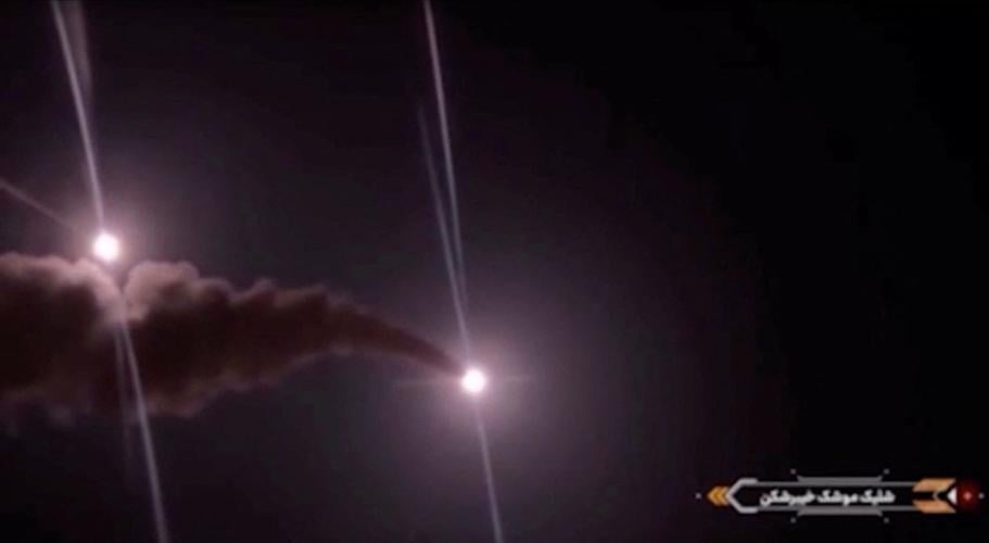 Iran releases footage purporting to show missiles launched at US military targets in Jordan
