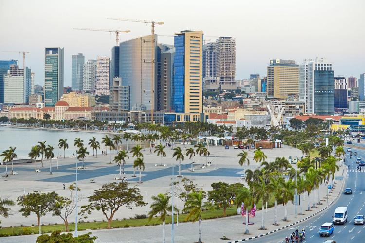 The capital, Luanda, is perched right on the Atlantic.