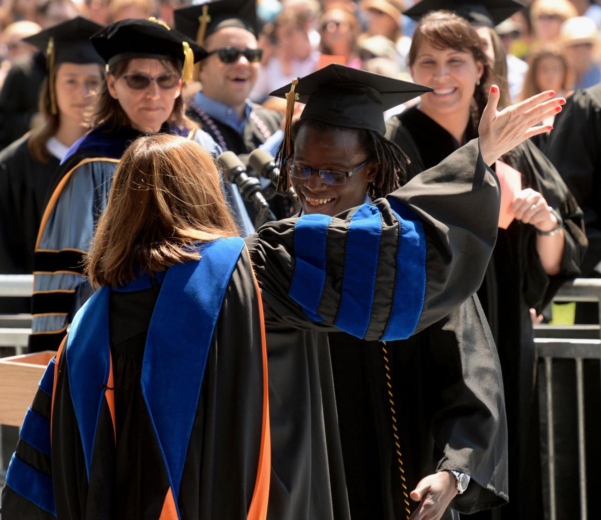 Wake Forest graduation speaker urges students to 'look up from those