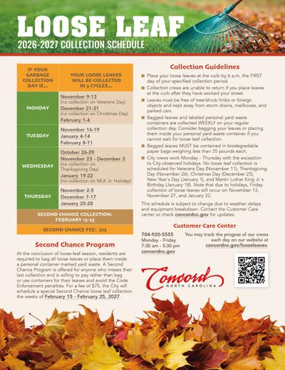 Loose Leaf Calendar 2026-27